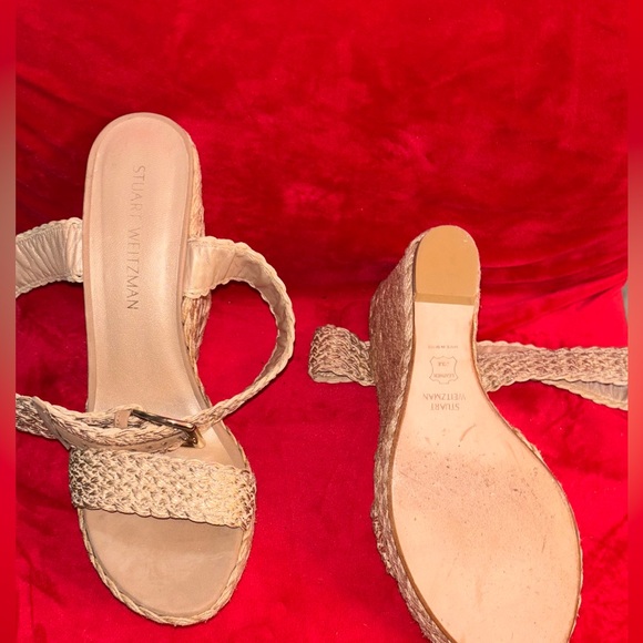 Stuart Weitzman Alex Gilt Crochet - Picture 5 of 5